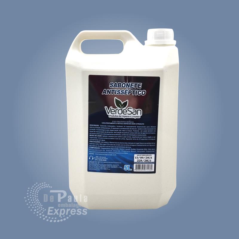 PL SABONETE ANTISSEPTICO 5L - VERDESAN