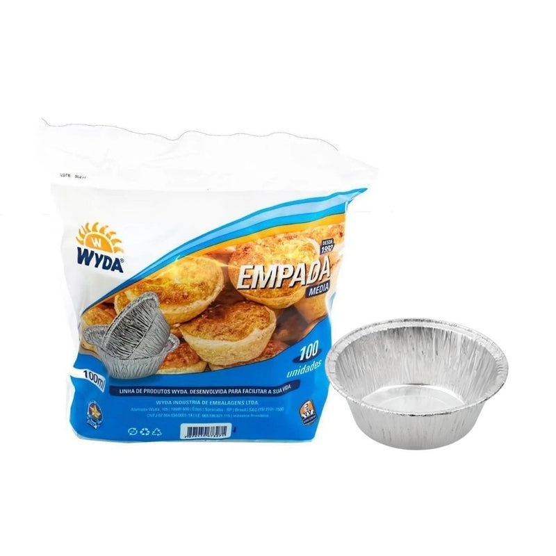 Forma para empada (WYDA) M WEM-100ML PCT c/ 100 UND - CX c/ 5 UND