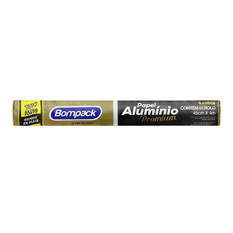 Papel Alumínio Premium 45 X 4MTS - (BOMPACK)