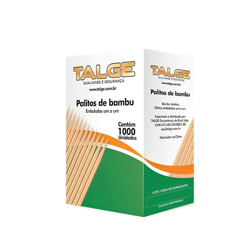 Palito Embalado Avulso (TALGE) CX c/ 1000 UND - CX c/ 50 PCT