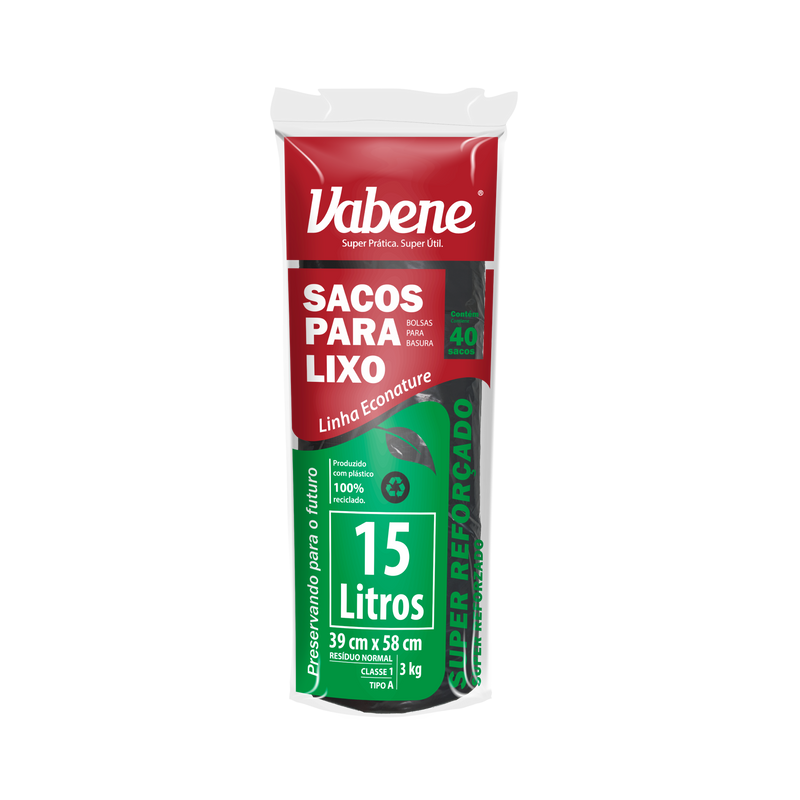 Sacos de Lixo Extra Forte Vabene