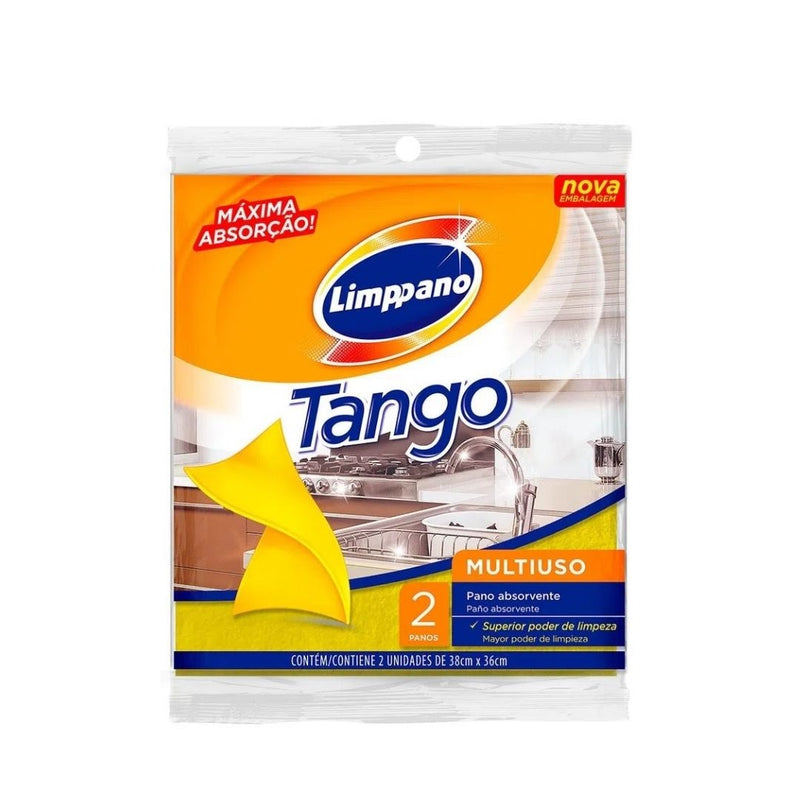 Pano Amarelo Tango Multiuso (LIMPPANO) 10X2