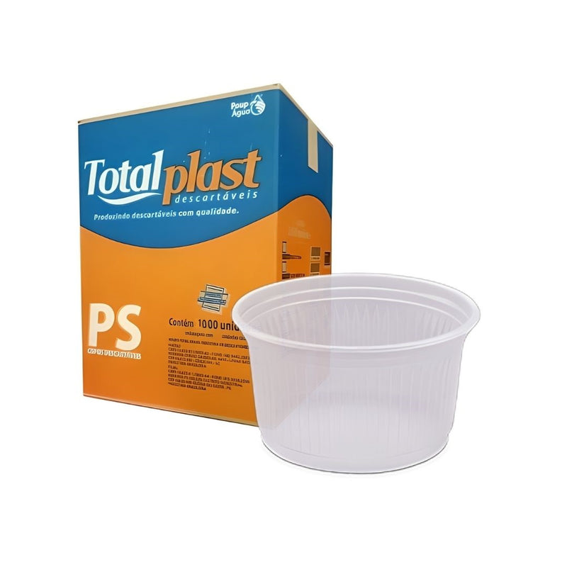 Potes e Copos Totalplast PS - 200ml