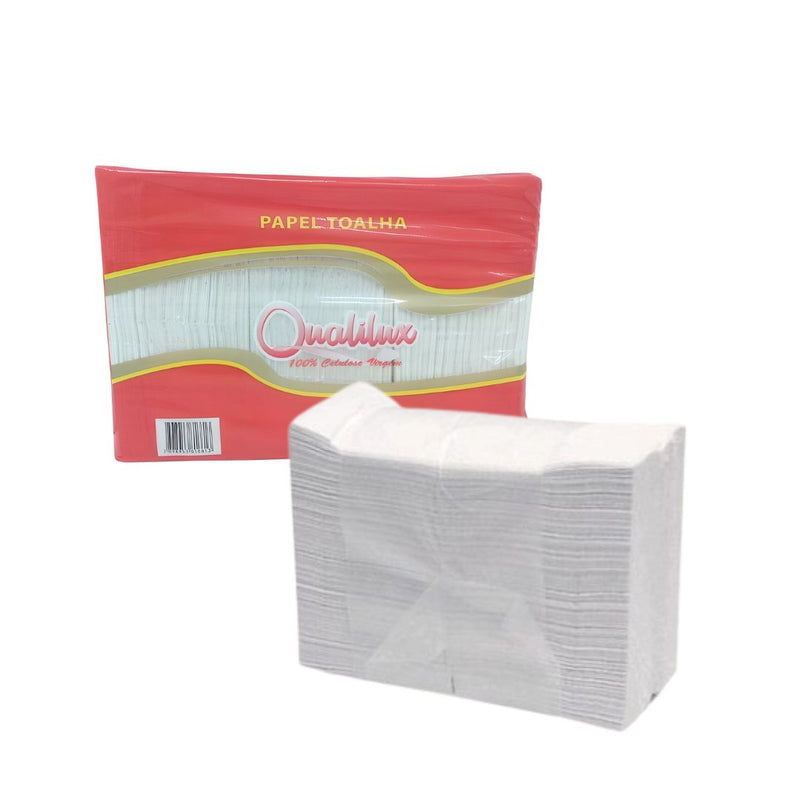 Papel Toalha 100% Celulose (Qualilux) c/1000 UND-FD c/ 6 PCT