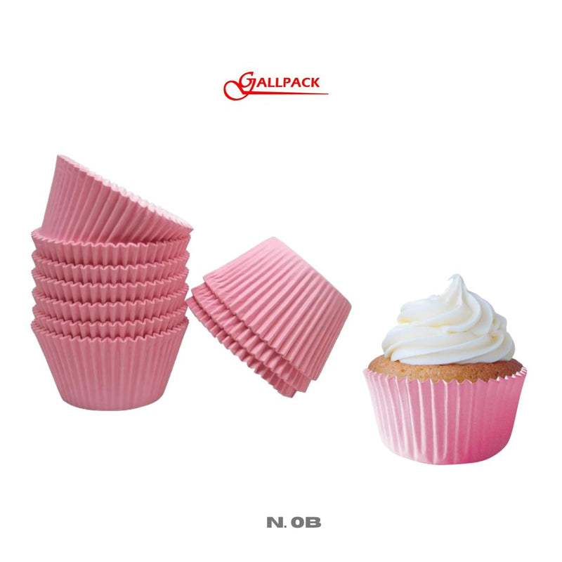 Forminha Papel Cupcake N.0B Rosa Claro C/ 100 Und - Confesta