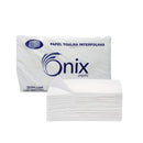 Papel Toalha Interfoliado ONIX 100% celulose FD c/ 6 x 1000 UND