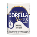 PAPEL TOALHA SORELLA UNI 12X1 C/200 TOALHAS P/- ROLO (1240