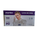 Luva Vinil (INOVEN) c/ PÓ C/ 100 UND