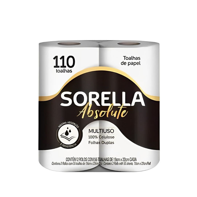 Toalha De Papel Sorella 110 Unidades (55 p/ rolo)