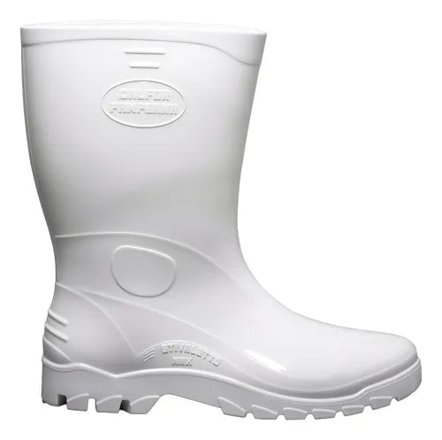 BOTA ACOUGUE PVC BRANCA SEM FORRO C/ 1 PAR CALFOR