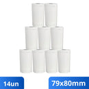 BOBINA IMPRESSA SCHNEIDER TERM. BRANCA 79X80 48G CX C/14 UND