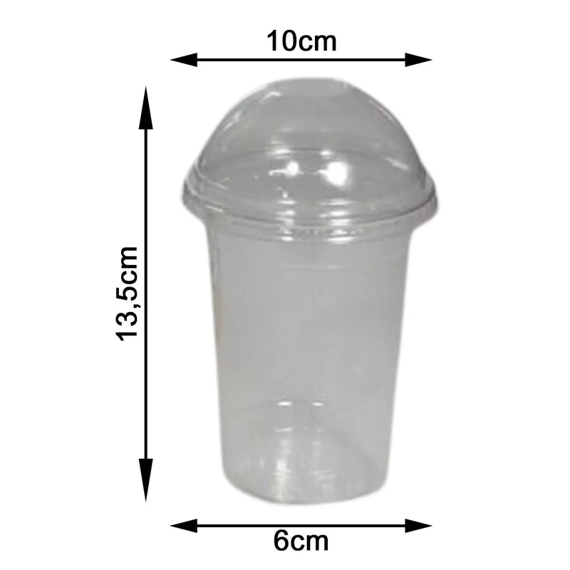 G830 COPO 300ML C/ TAMPA BOLHA  C/10 UND - GALVANOTEK