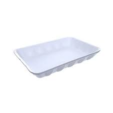 CF-067 BANDEJA BRANCA FUNDA C/ 100 UND 36,5X26X4,5CM - COPOBRAS