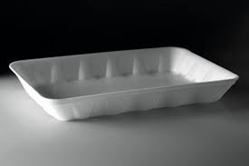CF-067 BANDEJA BRANCA FUNDA C/ 100 UND 36,5X26X4,5CM - COPOBRAS