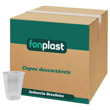 COPO TRANS FONPLAST 180ML C/100 UND  - CX C/ 25 PCT