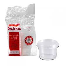 POTE REDONDO 145ML C/SOBRETAMPA PCT C/24 UND CX C/25 PCT PRAFESTA