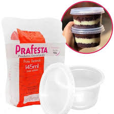POTE REDONDO 145ML C/SOBRETAMPA PCT C/24 UND CX C/25 PCT PRAFESTA