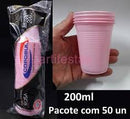 COPO CN-200 FESTINHA 200ML ROSA PCT C/50 UND - COPOSUL - CX C/30 UND