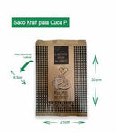 SACO DE PAPEL KRAFT CUCA IMPRESSO C/ 500 UND