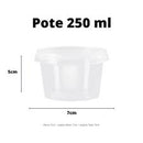 KIT POTE E TAMPA 250ML C/ 25 UND - COPOZAN - CX C/ 20 UND