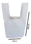 SACOLA IMPRESSA VIR 30X40 BRANCA S/ GANCHO SUPERMERCADO ROFFER
