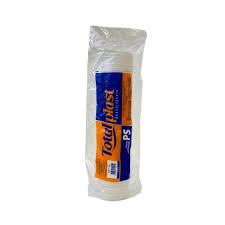 TAMPA TRANS. COPO TERM. 300ML C/FURO PCT C/100 UND- TOTAL PLAST