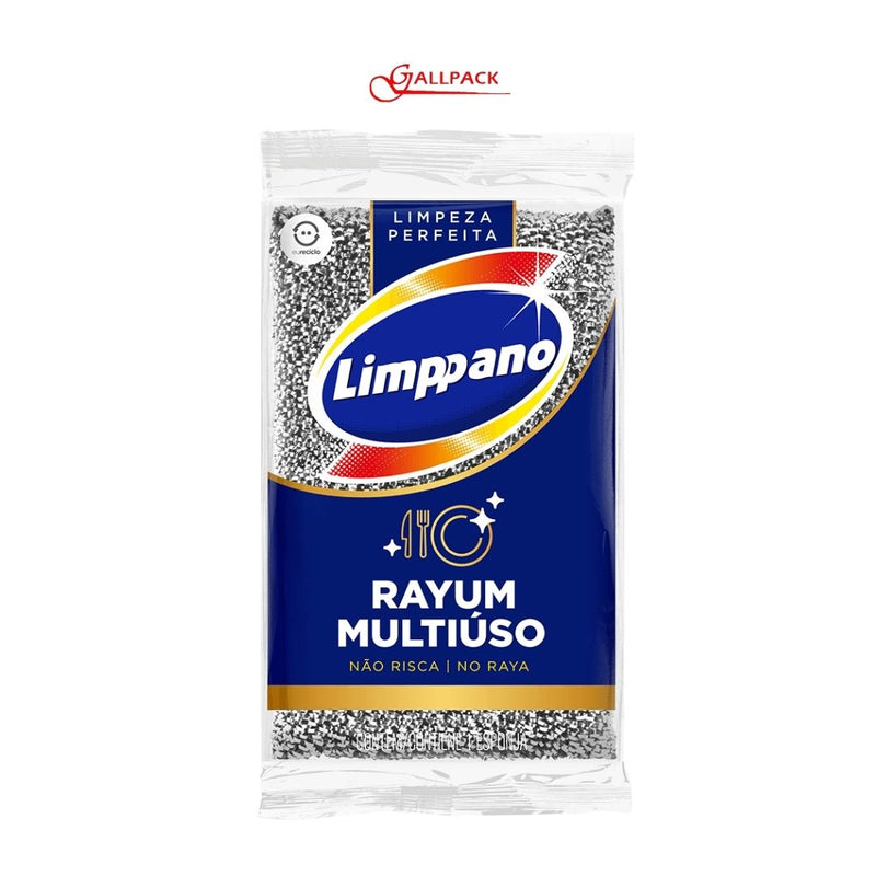 Esponja Multiuso Prata RAYUM (LIMPPANO)