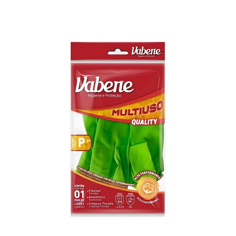 Luva Multiuso Verde pra limpeza (VABENE) 1 PAR