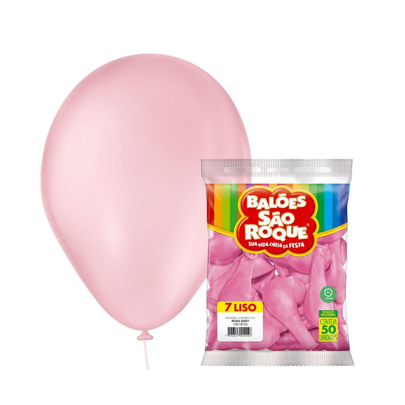 Balão São Roque 7 cores especiais - PCT c/ 50 UND - c/4 PACOTE